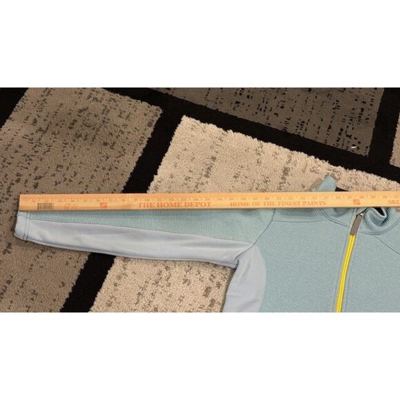 SPYDER - Girls Large Encore Full Zip Lt. Blue (Frost) Fleece Lined Jacket - Picture 7 of 16